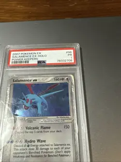 PSA 1 Salamence Ex Holo 96/92 Power Keepers 2007 Pokemon PR - Image 3