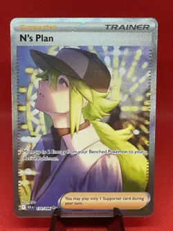 POKEMON - N’s Plan - 170-086 - Special Illustration Rare - S&V Black Bolt - NM/M - Image 1