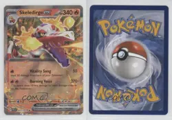 Skeledirge ex Pokemon SV02: Paldea Evolved #037 0s8s - Image 3