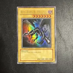 Red-Eyes B. Dragon SDJ-001 Starter Deck: Joey 1st Edition MP Ultra Rare Yugioh - Image 1