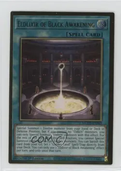 PGR - Eldlixir of Black Awakening 1st Ed. YuGiOh Maximum Gold: El Dorado 0p38 - Image 1