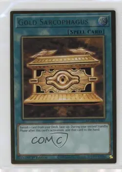PGR - Gold Sarcophagus 1st Ed. YuGiOh Maximum : El Dorado #MGED-EN041 0p38 - Image 1