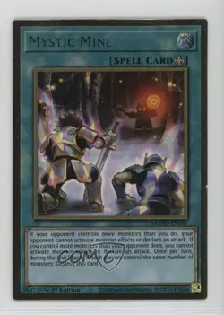 PGR - Mystic Mine 1st Ed. YuGiOh Maximum Gold: El Dorado #MGED-EN047 09uj - Image 1