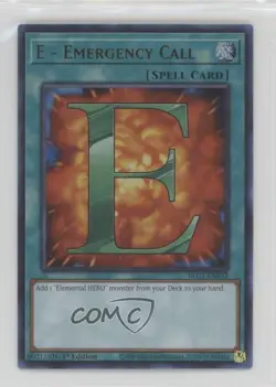 E - Emergency Call 1st Ed. YuGiOh Battles of Legend: Chapter 1 #BLC1-EN032 15za - Image 1