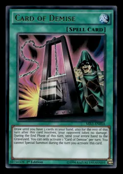 Card of Demise MIL1-EN014 Ultra Rare - Yugioh - Image 1