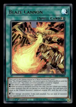Blaze Cannon LED7-EN005 Ultra Rare - Yugioh - Image 1