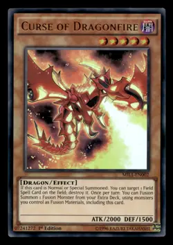 Curse of Dragonfire MIL1-EN002 Ultra Rare - Yugioh - Image 1