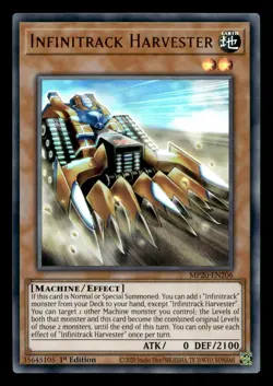 Infinitrack Harvester MP20-EN206 Ultra Rare - Yugioh - Image 1
