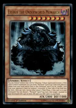 Erebus the Underworld Monarch SR01-EN001 Ultra Rare - Yugioh - Image 1