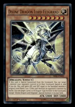 Divine Dragon Lord Felgrand SR02-EN001 Ultra Rare - Yugioh - Image 1