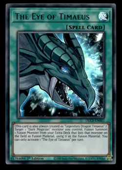 The Eye of Timaeus DLCS-EN007 Ultra Rare - Yugioh - Image 1