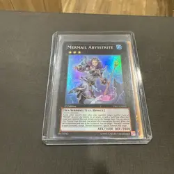 Mermail Abysstrite - CBLZ-EN050 - Super Rare - NM 1st Ed - Yugioh With 1 Non 1st - Image 1
