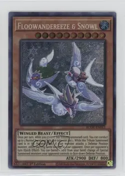 SCR - Floowandereeze & Snowl 1st Ed. YuGiOh Burst of Destiny #BODE-EN012 0p38 - Image 1