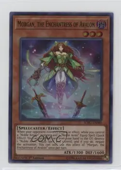 UR - Morgan the Enchantress of Avalon 1st Ed. YuGiOh Soul Fusion 0p38 - Image 1