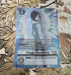 Digimon Card Game Yuugo Kamishiro Alternate Art BT22-094 U Cyber Eden - Image 1
