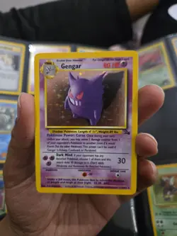 Pokemon TCG Gengar Fossil Holo Card 5/62 Unlimited Rare - Image 2