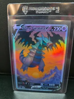 CUSTOMmade madeTOorder full art holo pokemon card PTL687 Shiny Giratina - Image 1