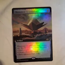 Mtg. Monument to Endurance. Foil Extended Art. Aetherdrift. - Image 1
