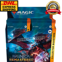 1 X MTG RVR CBB Ravnica Remastered Collector Booster Box English-12 Pack 180Card - Image 1