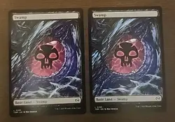 (2×) Swamp #289 Basic Land MTG 2025 Tarkir: Dragonstorm - Image 1