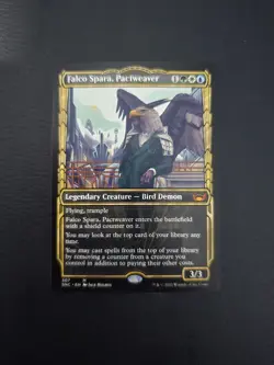 Falco Spara, Pactweaver (Showcase) Streets of New Capenna Regular MTG NM Magic - Image 1