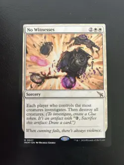 Mtg No Witnesses Murders at Karlov Manor Regular Rare 027 - Image 1