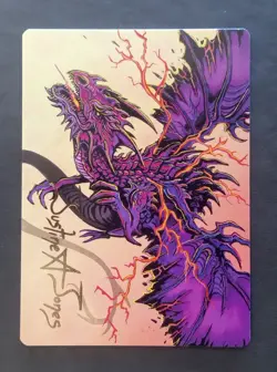 MTG Stormshriek Feral Gold Stamped Art Series 35/54 Mint Tarkir Dragonstorm - Image 2