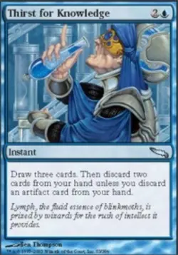 Thirst for Knowledge - Mirrodin #53/306 MTG Magic The Gathering - Image 1