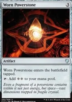 Worn Powerstone - Commander 2017 #232/309 MTG Magic The Gathering - Image 1