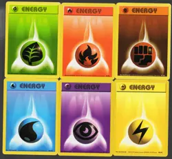 1999 Pokemon TCG Base Set Lot of 6 Energy Cards #97-102 WOTC - Image 1
