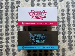 Pokemon Black Bolt & White Flare Pokemon Center Elite Trainer Box ETB Set SEALED - Image 2