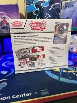 Pokemon Scarlet & Violet White Flare Pokemon Center Exclusive ETB Sealed - Image 4