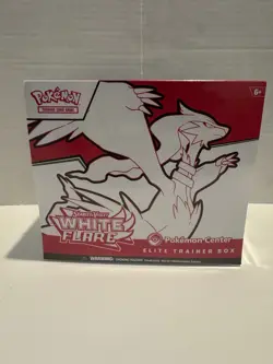 Pokemon Scarlet & Violet White Flare Pokemon Center Exclusive ETB Sealed - Image 1