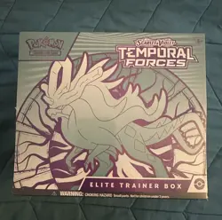 Pokemon Scarlet & Violet Temporal Forces Elite Trainer Box ETB NEW SEALED - Image 1
