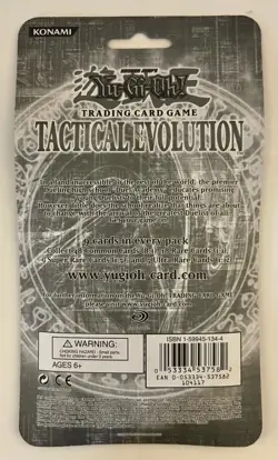 Yugioh Tactical Evolution 1st Edition Blister Pack Factory Sealed - Image 2