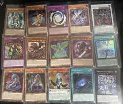 Yugioh 15 Card Lot 1st Edition Modern Sets all Super Rare or better - Image 1