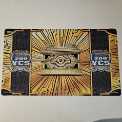 Yugioh Gold Sarcophagus Playmat 200th YCS Official Konami - Image 1