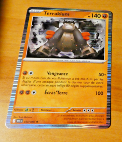 POKEMON FLAMME BLANCHE CARD RARE HOLO CARTE TERRAKIUM 054/086 WHT EV10.5 FR MINT - Image 1