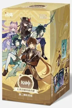 Shiningsoul GENSHIN impack T Official TCG Booster Box Anime Game Card vol.2 NEW - Image 1