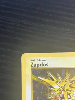 Pokemon TCG Zapdos 016/102 Base Set (Shadowless) Holo Card WOTC 1999 HP - Image 3