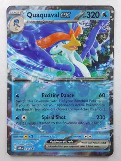 Quaquaval EX 035 SVP Promo Pokemon card - Image 1