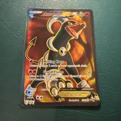 Houndoom EX Full Art Ultra Rare Holo Pokemon Card 153/162 TCG XY Breakthrough - Image 1