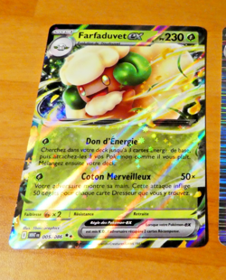 POKEMON FLAMME BLANCHE CARD CARTE Farfaduvet EX 005/086 WHT EV10.5 FR MINT - Image 1