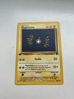 Pokemon TCG Magnemite Team Rocket 60/82 Regular 1st Edition Common Card - Image 1