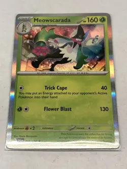 Meowsarada Holo Rare 15/198 NM Condition Pokemon Card Scarlet And Violet - Image 1