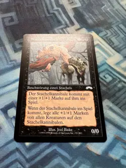 MTG German Spike Cannibal NM-/EX+ Exodus Stachelkannibale - Image 2