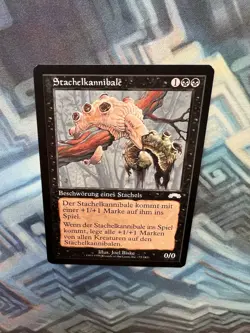 MTG German Spike Cannibal NM-/EX+ Exodus Stachelkannibale - Image 3