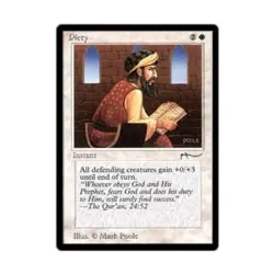WOTC MtG Arabian Nights Piety - Dark (C3) NM - Image 1