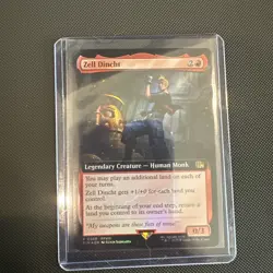 MTG Zell Dincht - Extended Art FOIL Final Fantasy Magic The Gathering - Image 1