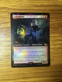 MTG Zell Dincht - Extended Art FOIL Final Fantasy Magic The Gathering - Image 2